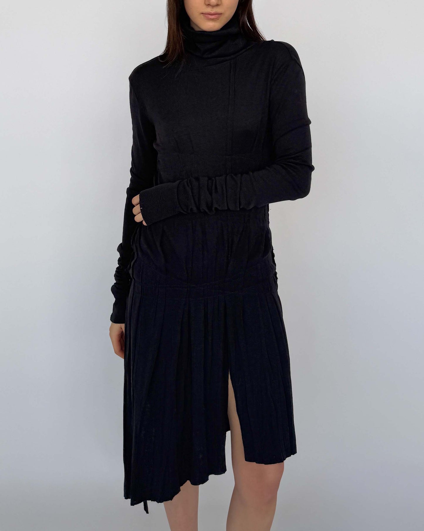 Close up view of Jean Paul Gaultier Turtleneck Dress