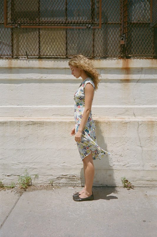 LOULOU DE LA FELAISE FLORAL SILK DRESS