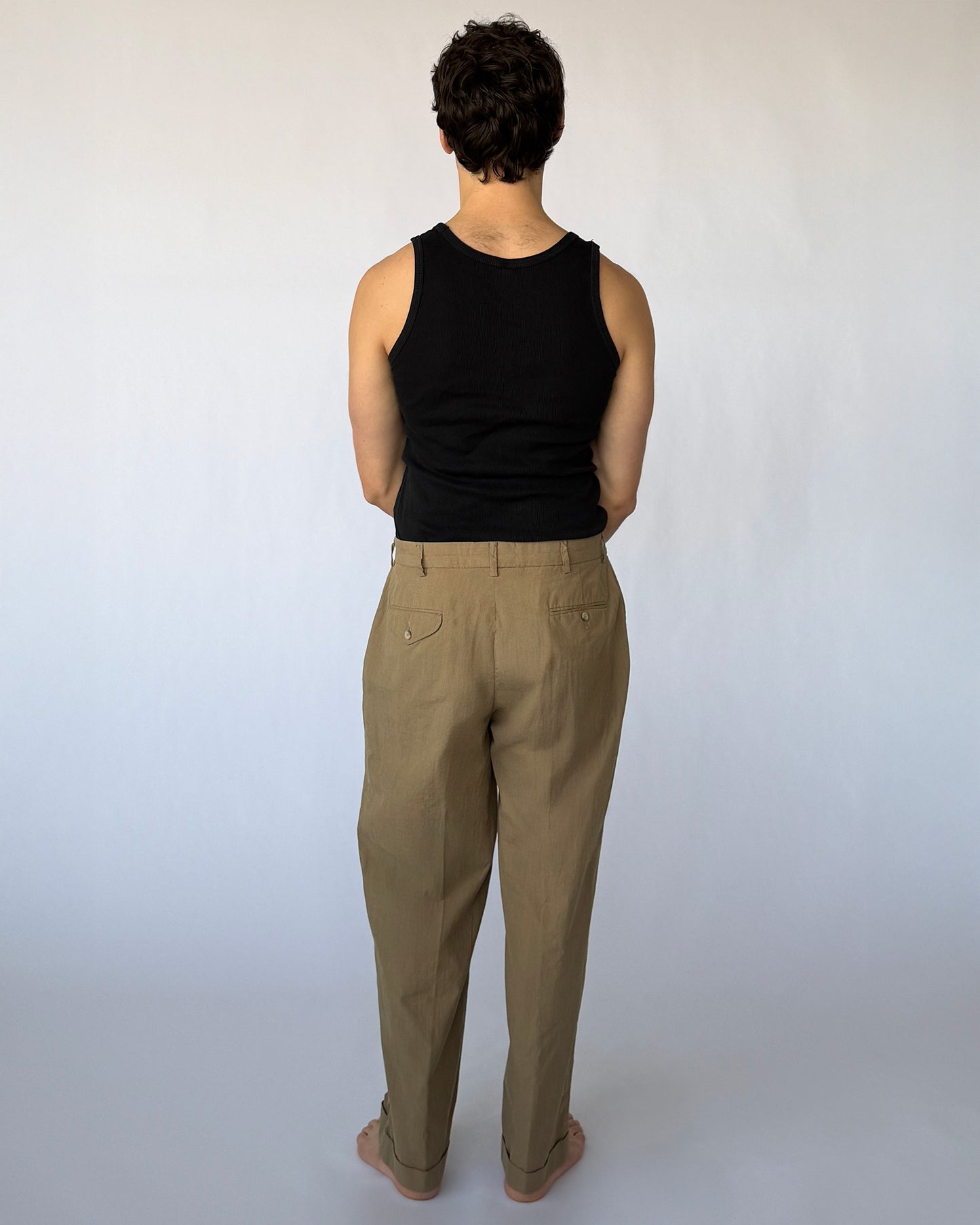 Back view of Vintage Polo by Ralph Lauren Pleated Pants