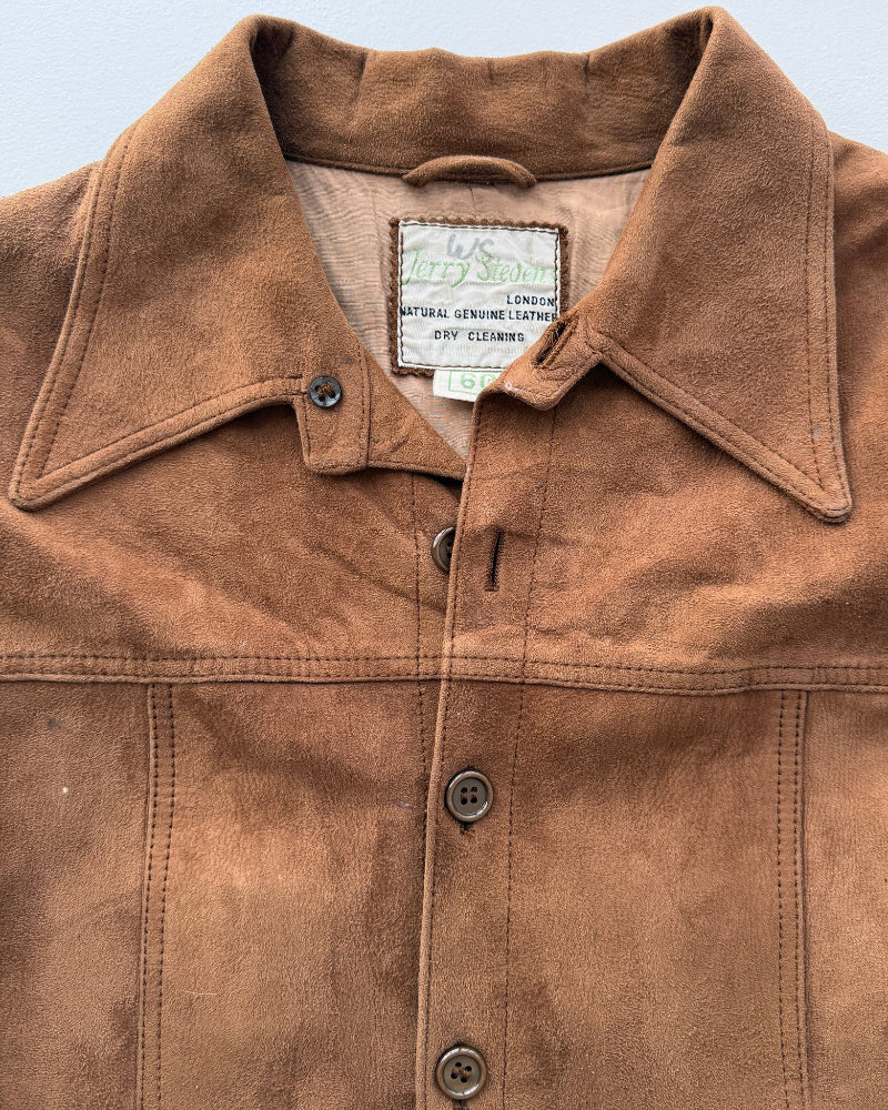 Label on vintage suede coat
