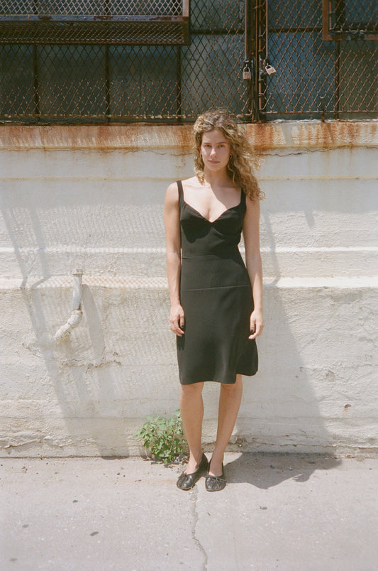 90s BALENCIAGA BLACK DRESS