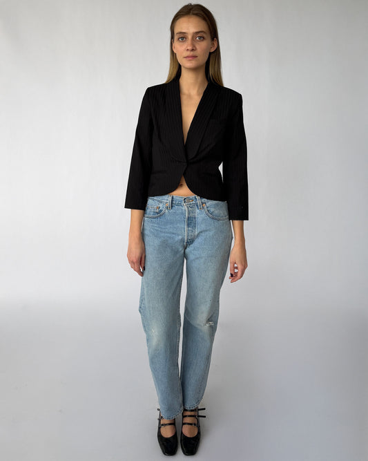 Vintage Alexander McQueen Pinstripe Blazer 