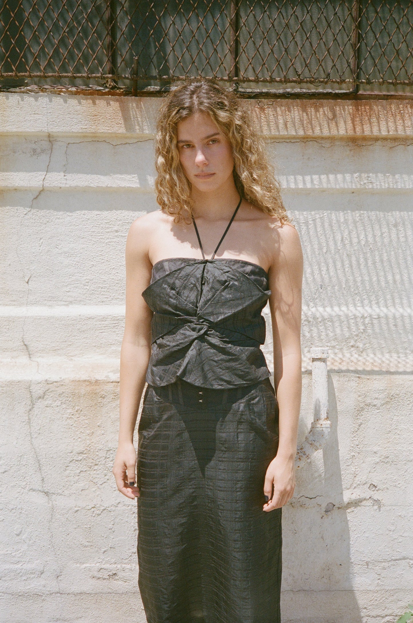 ANTONIO BERARDI BLACK CORSET DRESS