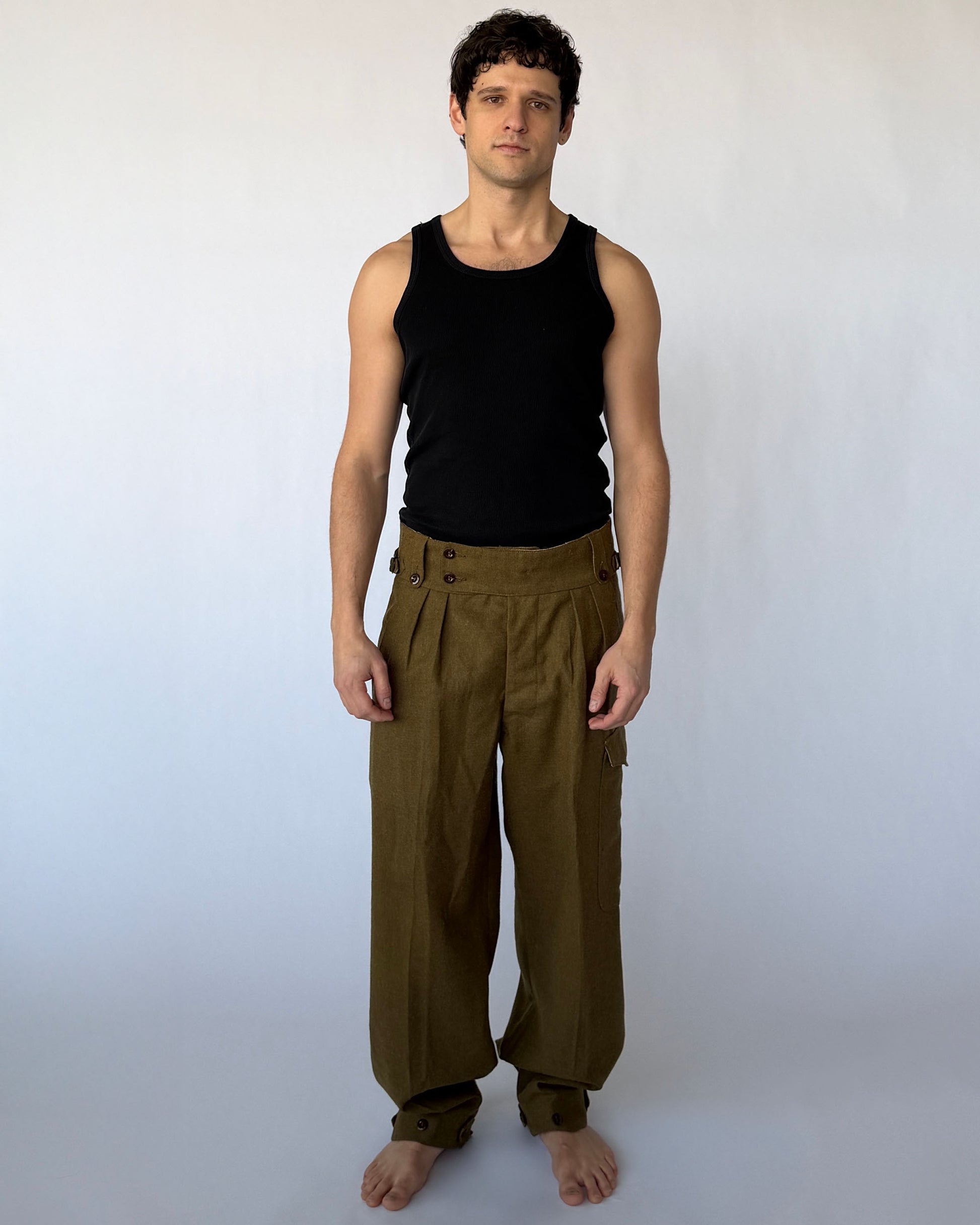 Vintage Australian Wool Military Pants