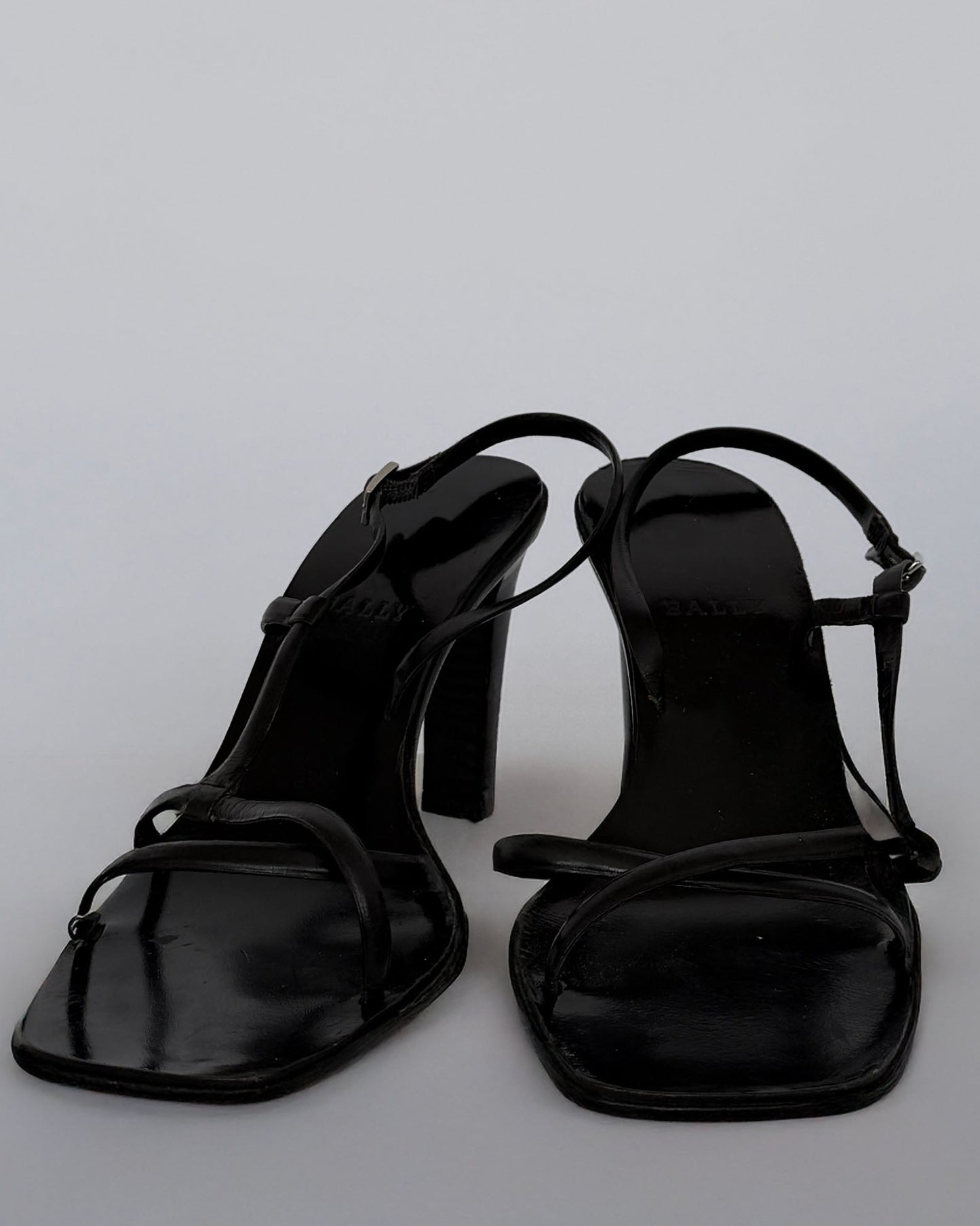 Front view of Bally Strappy Heels