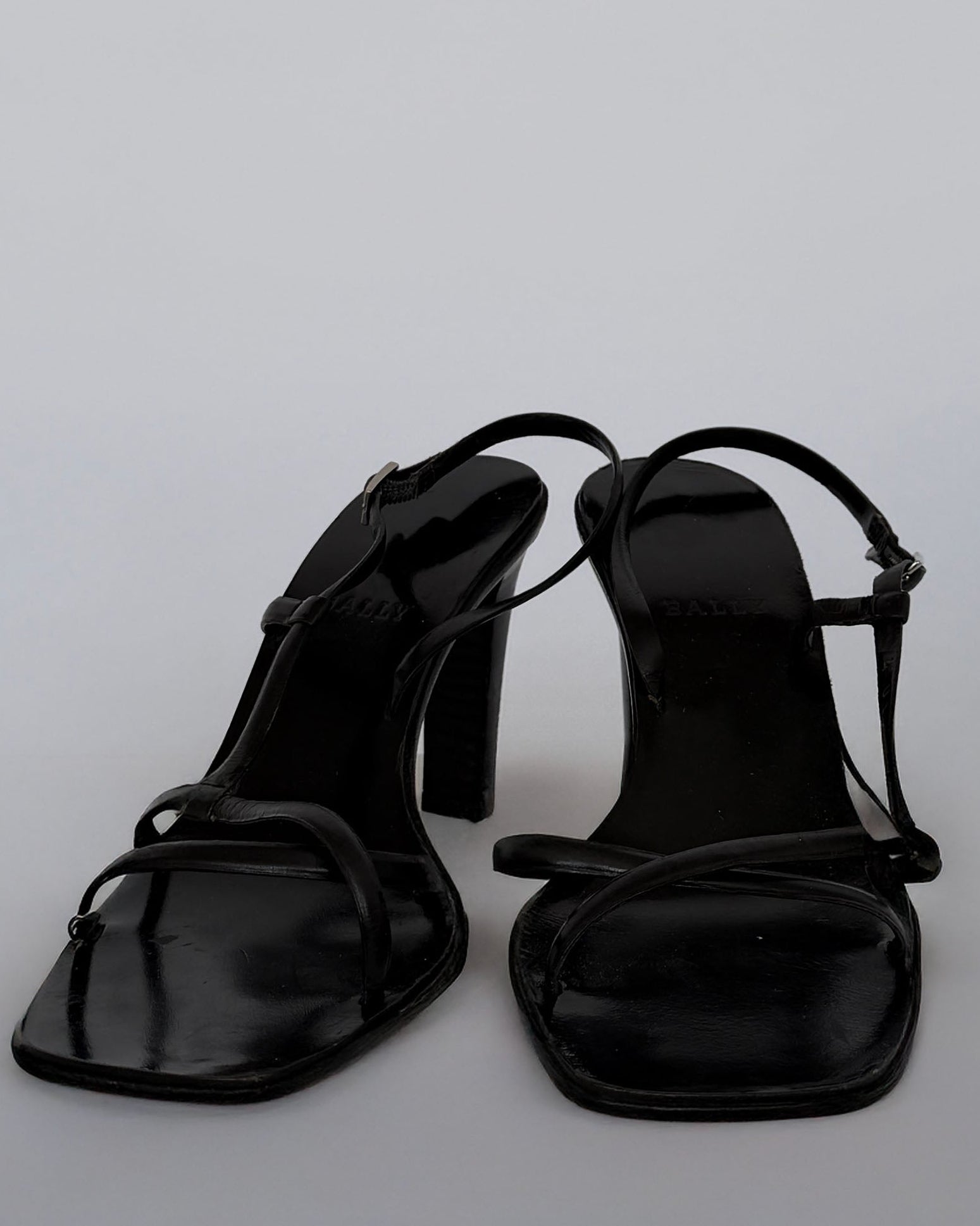 Front view of Bally Strappy Heels
