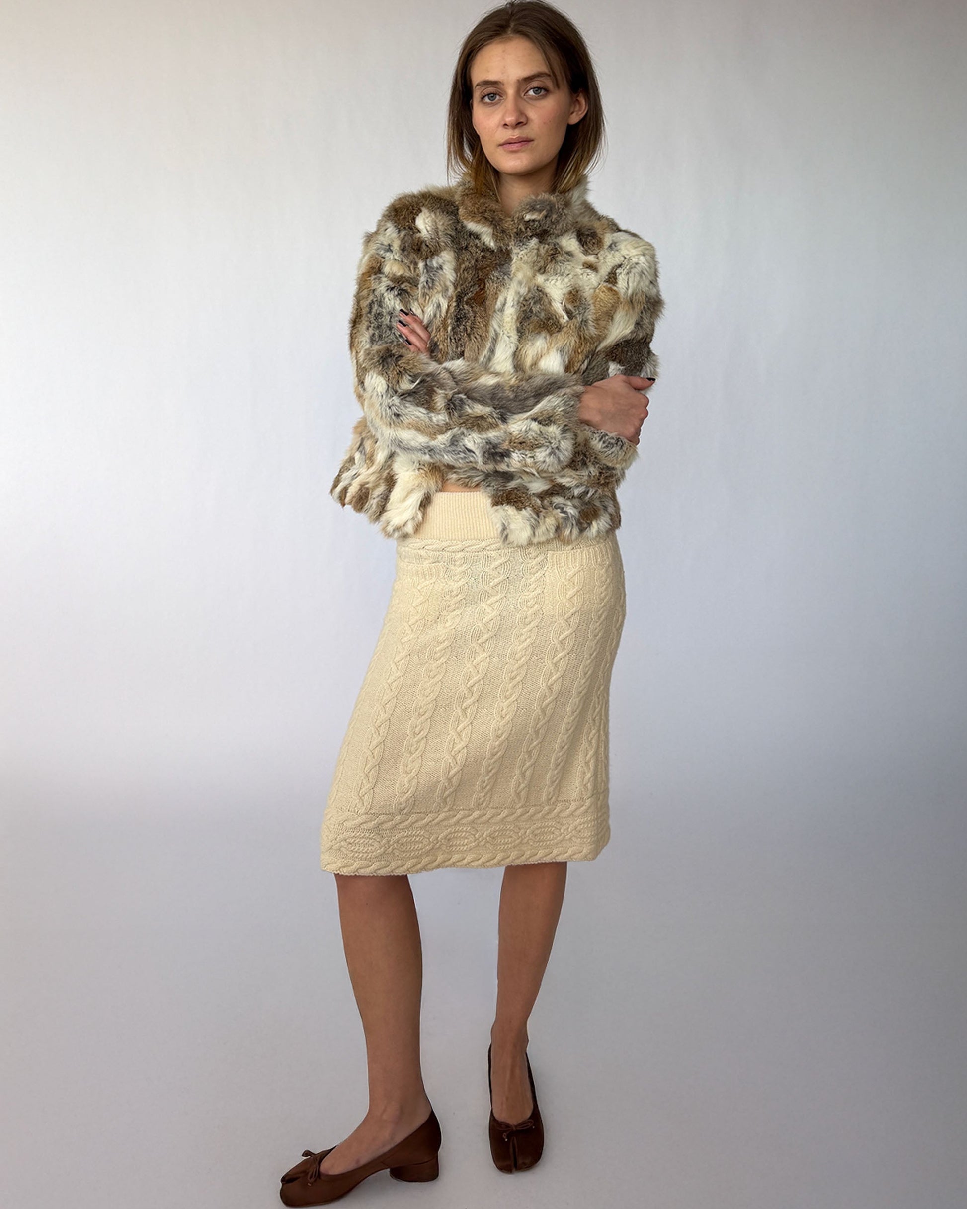 Vintage Diane Von Furstenberg Cashmere Skirt