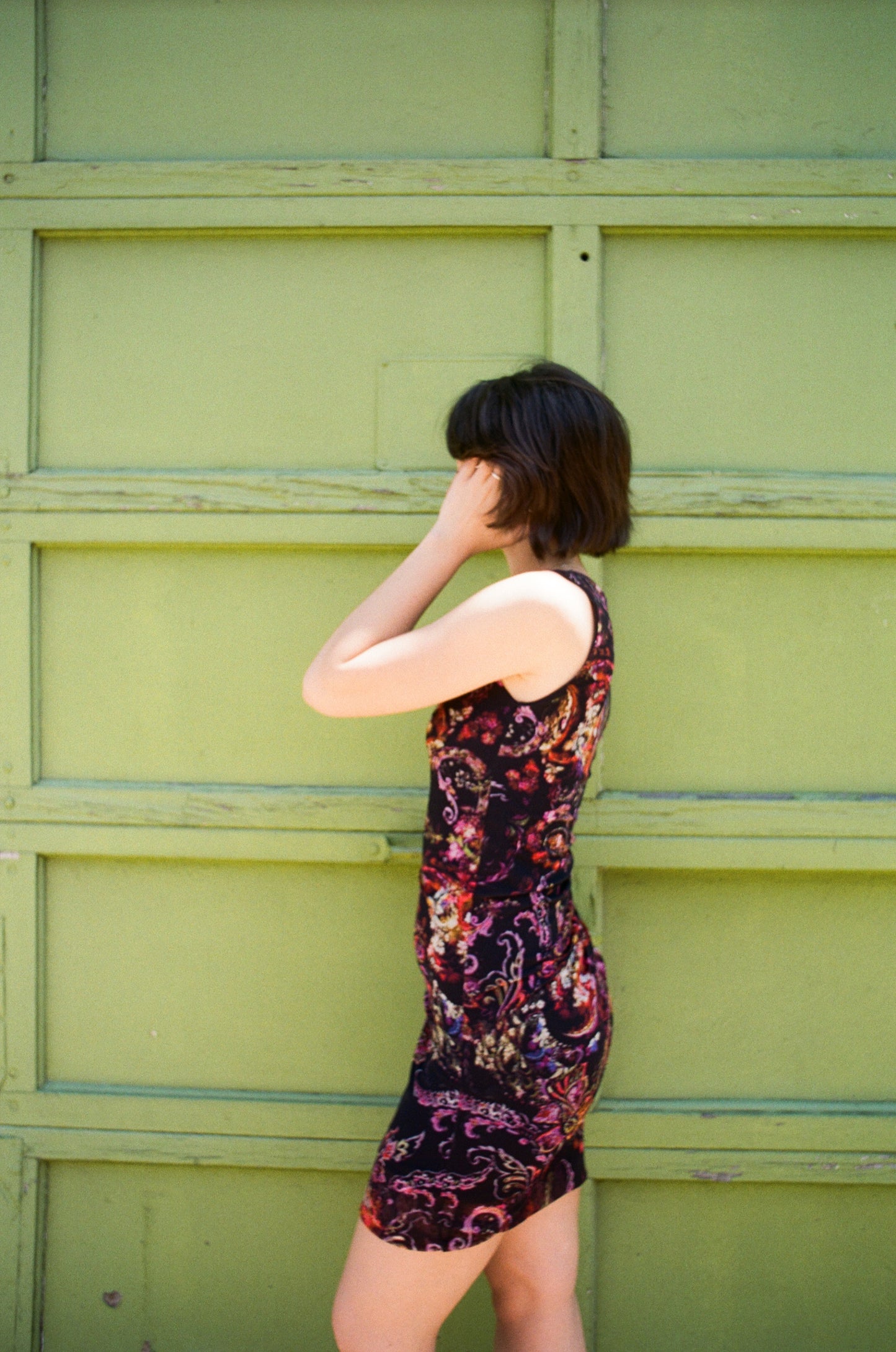 Fuzzi 2000s Black Print Dress