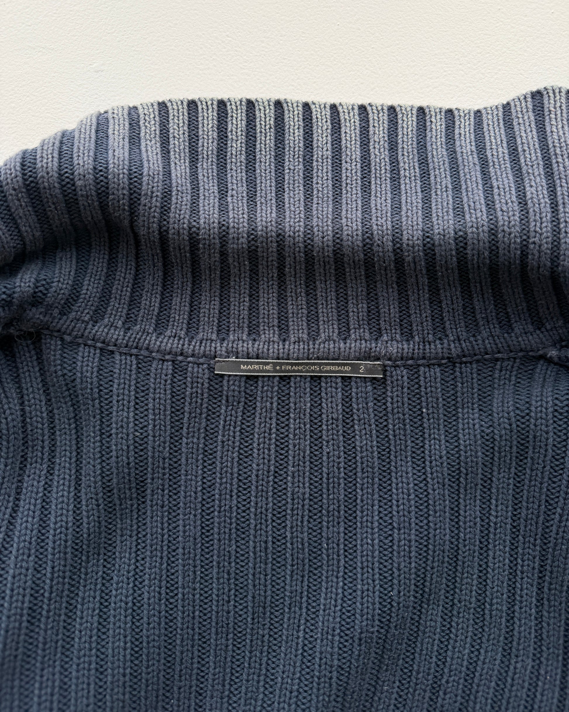 Label on Marithe Francois Girbaud Ribbed Sweater