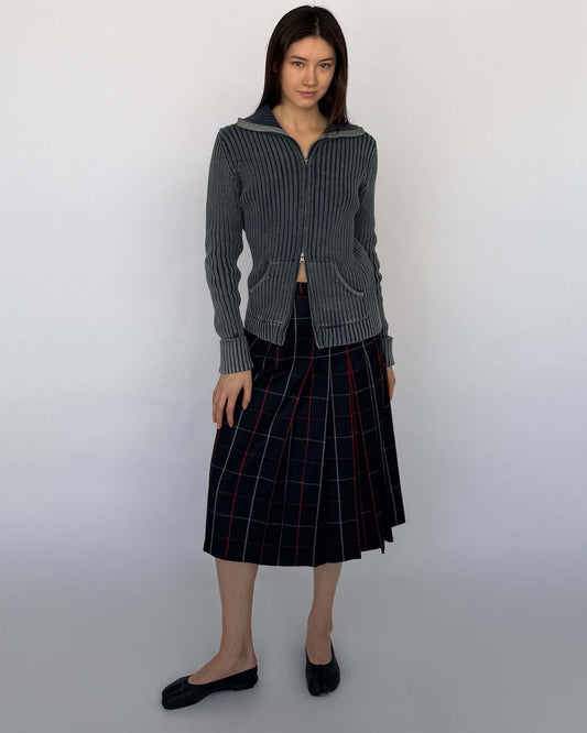 Marithe Francois Girbaud Ribbed Sweater worn on model