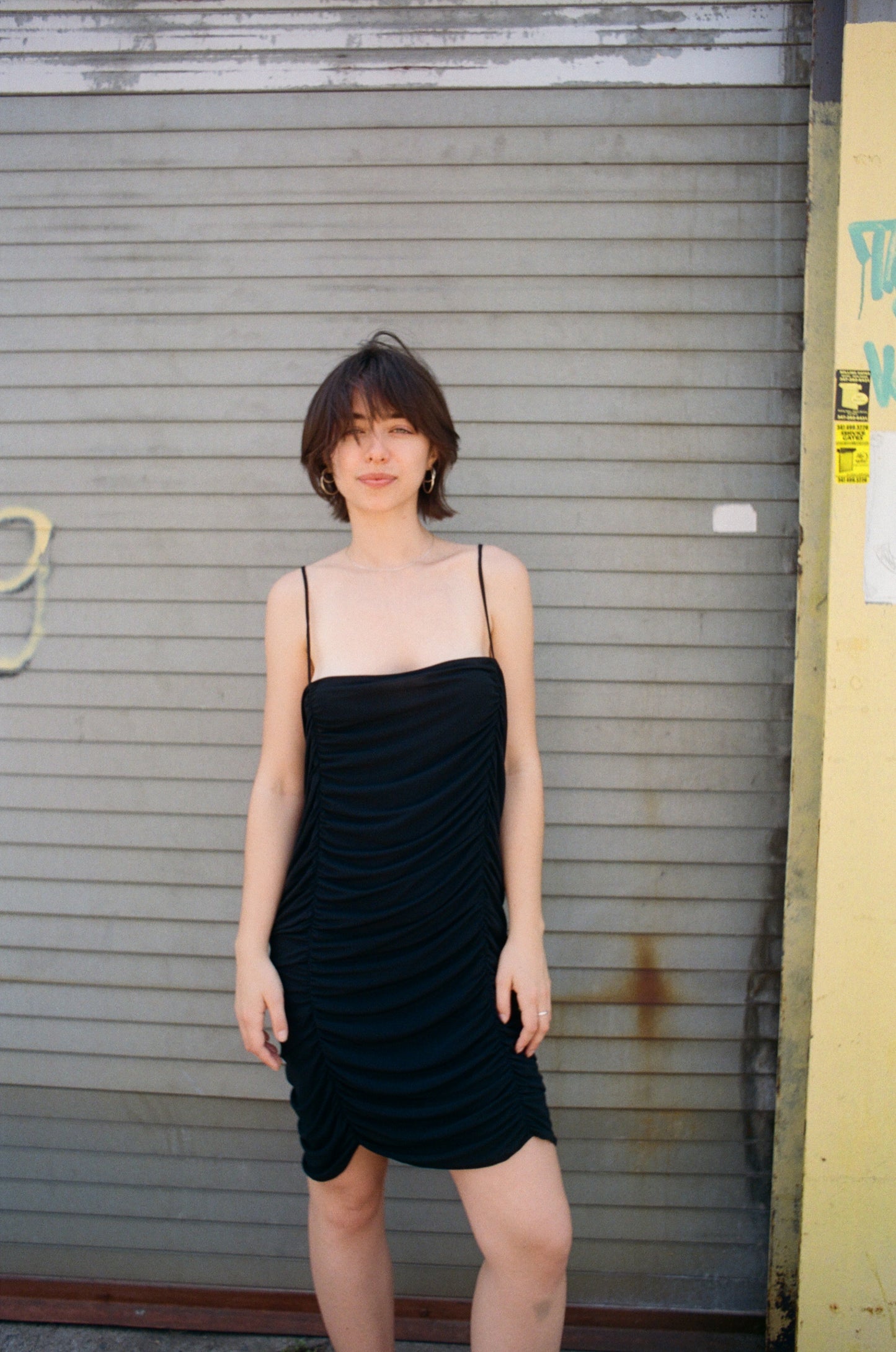 Norma Kamali 90s Black Dress