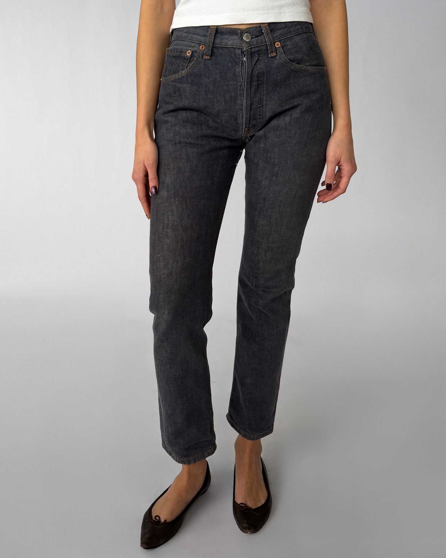 Vintage Dark Wash Levi's 501s