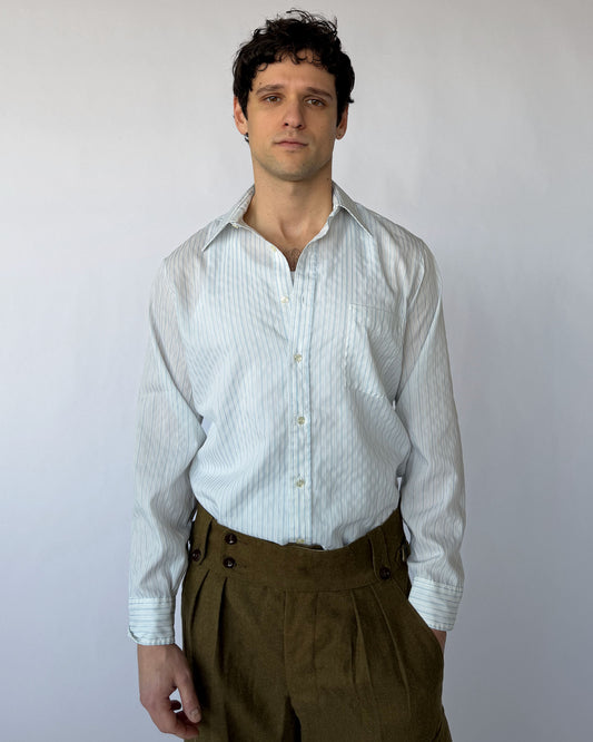 Andhurst Custom Collection vintage striped button up