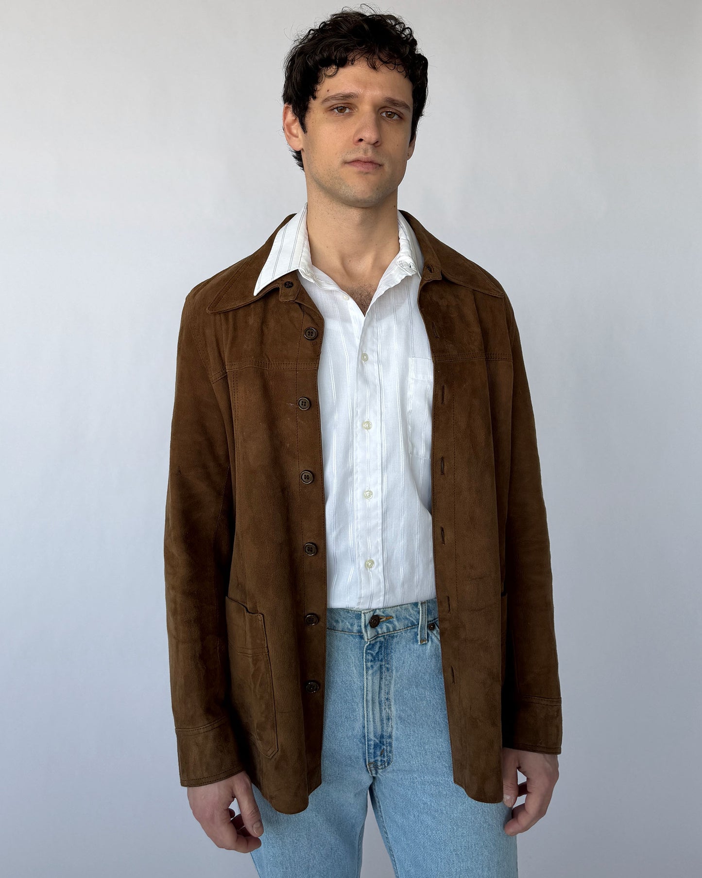 Vintage Men's Suede Coat
