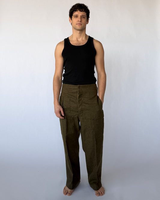 Vintage wool military pants