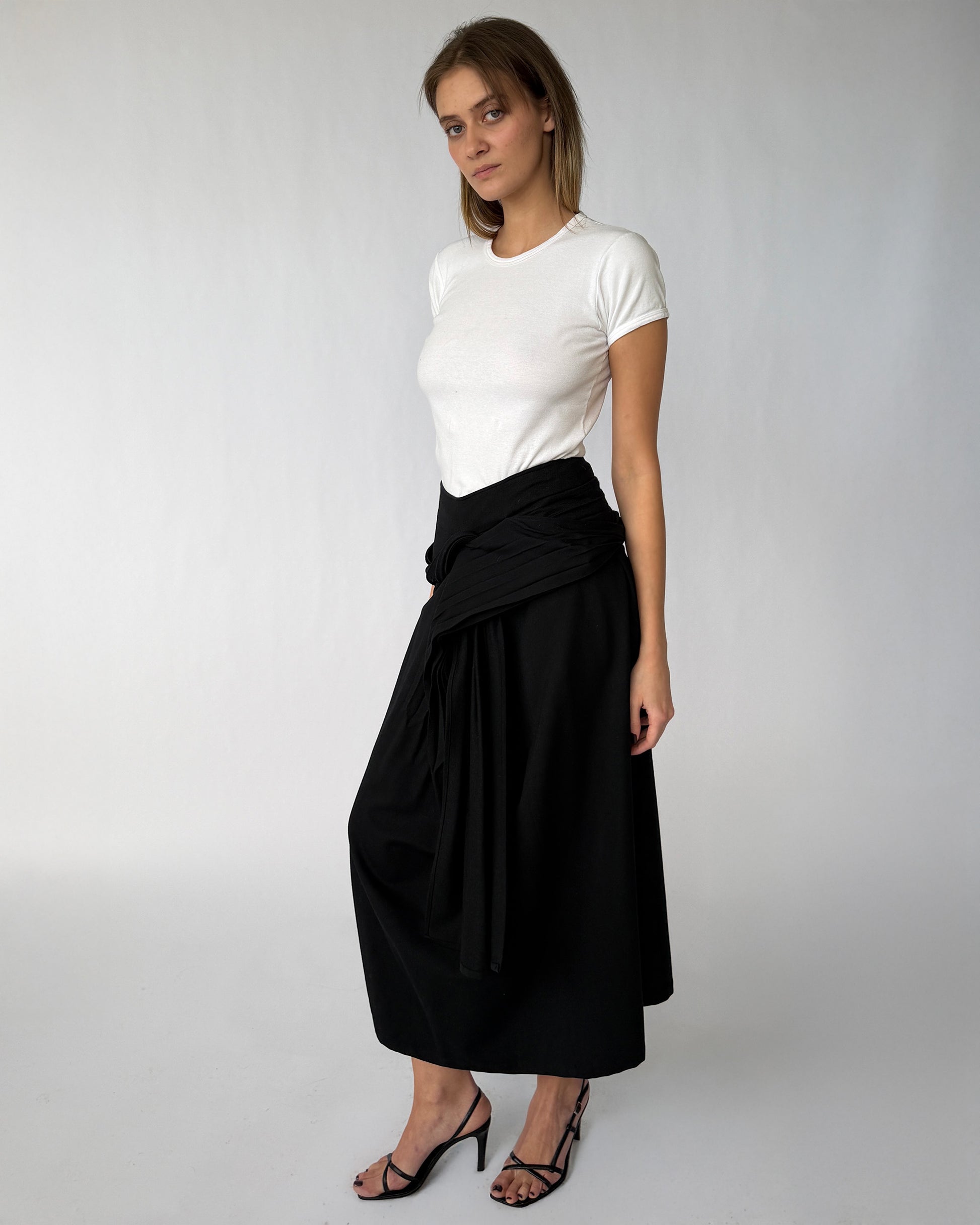 Vintage Y's Yohji Yamamoto wool maxi skirt