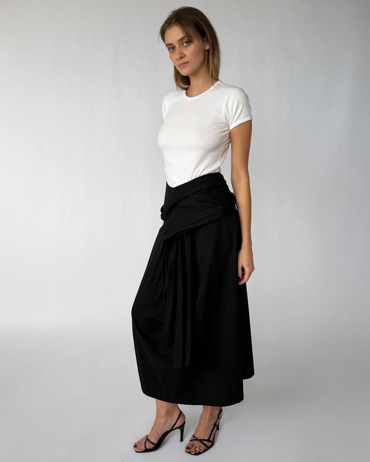 Vintage Y's Yohji Yamamoto wool maxi skirt