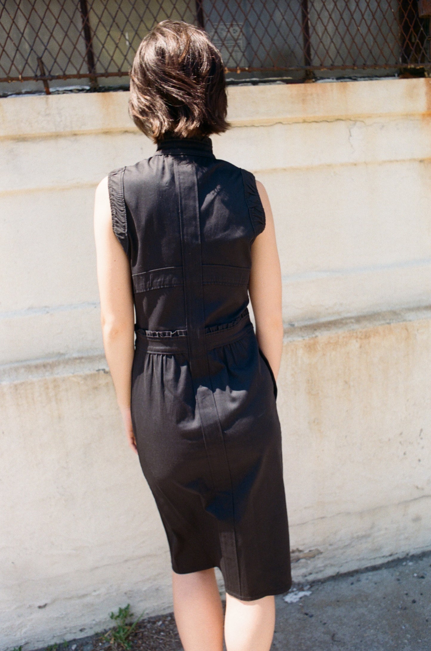 Yves Saint Laurent Rive Gauche 2000s Black Dress
